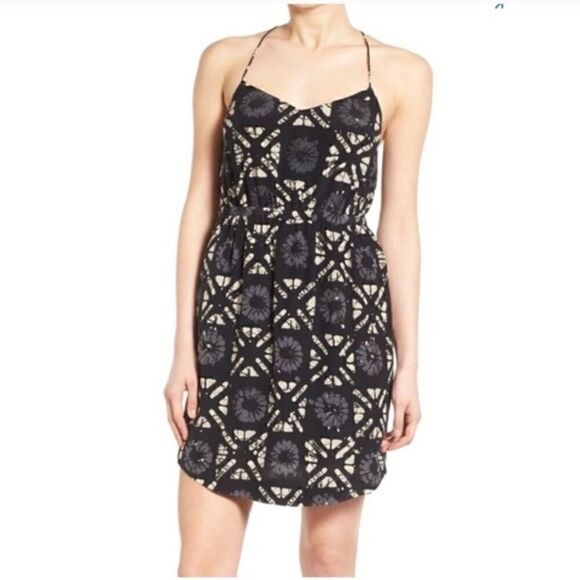 Madewell Starview Batik Grid silk cami dress - Picture 4 of 10